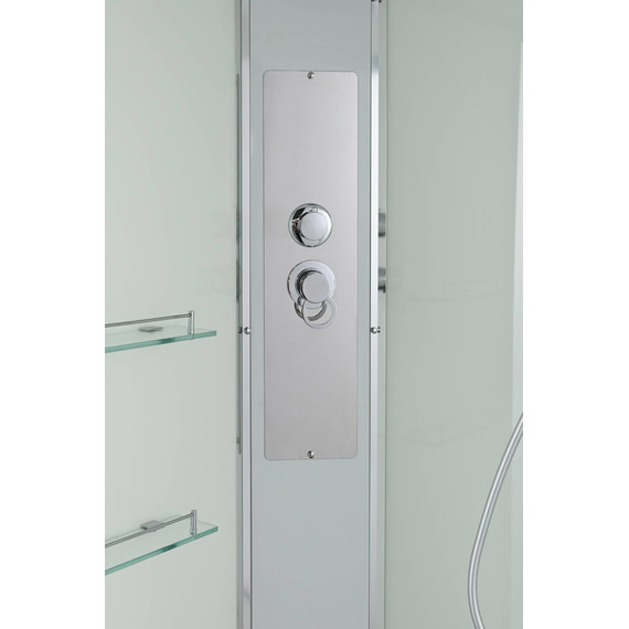 Душевая кабина Avacan 120x80 см EM3812RNT, хром/прозрачное (безсиликоновая сборка) - фото 8