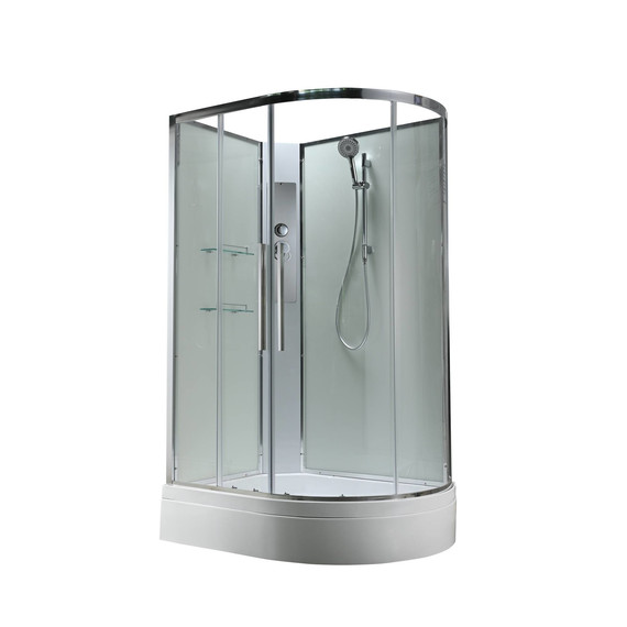 Душевая кабина Avacan 120x90 см EM3912LNT, хром/прозрачное (безсиликоновая сборка) - фото 