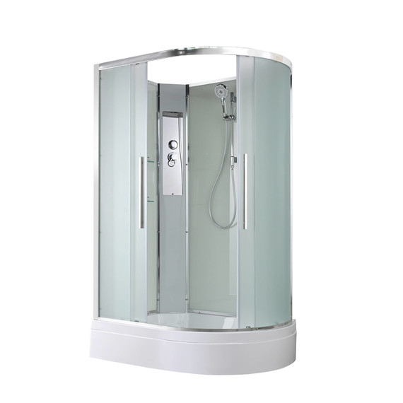 Душевая кабина Avacan 120x90 см EM3912LN, хром/матовое (безсиликоновая сборка) - фото 