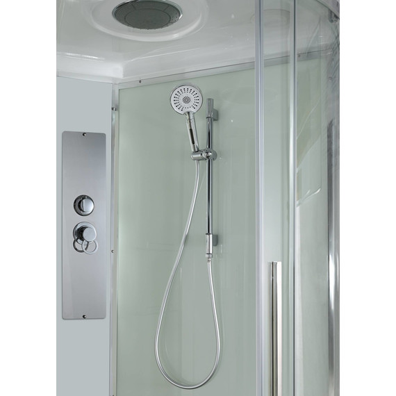 Душевая кабина Avacan 120x90 см EM3912LT, хром/прозрачное (безсиликоновая сборка) - фото 8