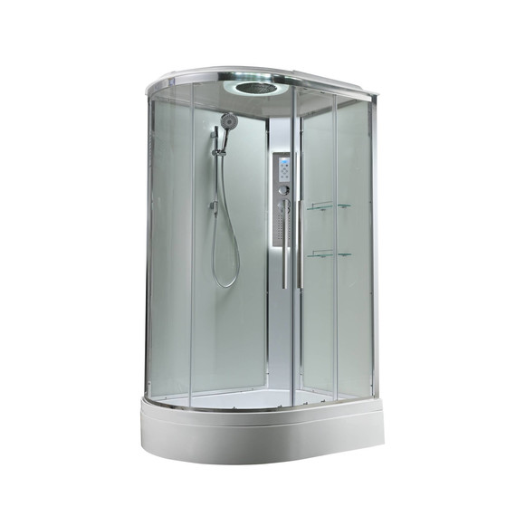 Гидробокс Avacan 120x90 см EM3912RLEDT, хром/прозрачное (безсиликоновая сборка) - фото 3
