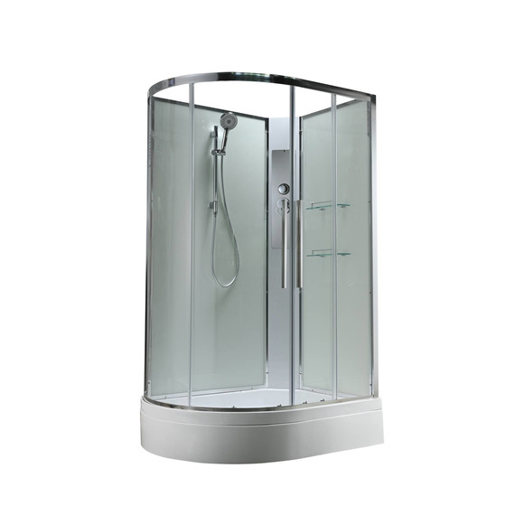 Душевая кабина Avacan 120x90 см EM3912RNT, хром/прозрачное (безсиликоновая сборка) - фото 