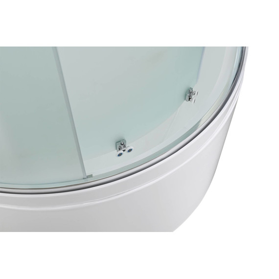 Гидробокс Avacan 100x100 см EM5010LED, хром/матовое (безсиликоновая сборка) - фото 10