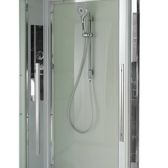 Душевая кабина Avacan 110x110 см EM5011NT, хром/прозрачное (безсиликоновая сборка) - фото 13