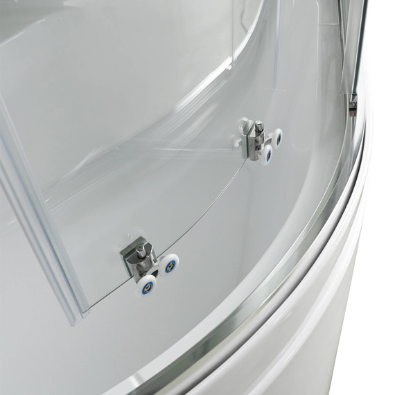 Гидробокс Avacan 80x80 см EM5080LEDT, хром/прозрачное (безсиликоновая сборка) - фото 15