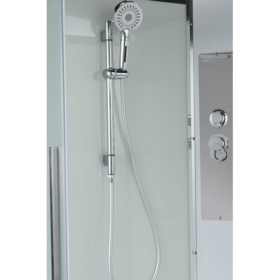 Душевая кабина Avacan 80x80 см EM5080T, хром/прозрачное (безсиликоновая сборка) - фото 7