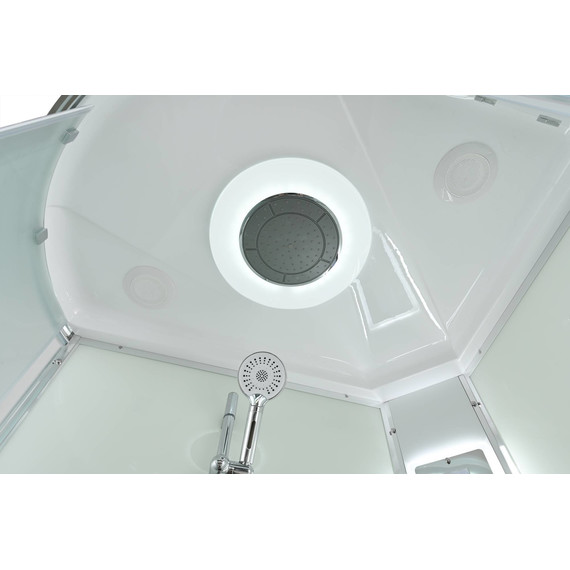 Гидробокс Avacan 110x80 см EM5811RLED, хром/матовое (безсиликоновая сборка) - фото 9