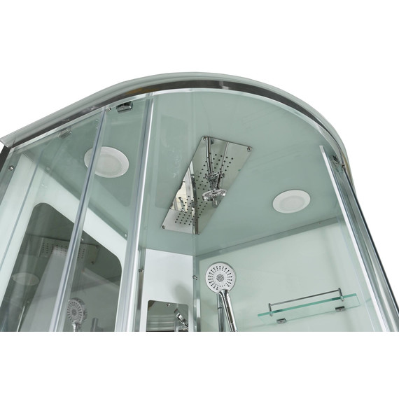 Душевая кабина Avacan 100x100 см A2010, хром/прозрачное (безсиликоновая сборка) - фото 13