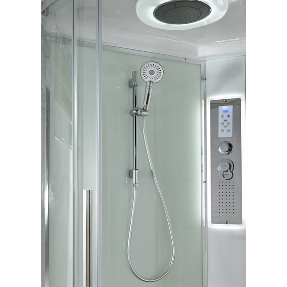 Гидробокс Avacan 110x80 см EM5811RLEDT, хром/прозрачное (безсиликоновая сборка) - фото 11