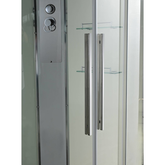 Душевая кабина Avacan 110x80 см EM5811RNT, хром/прозрачное (безсиликоновая сборка) - фото 11