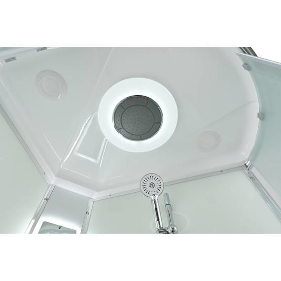 Гидробокс Avacan 120x80 см EM5812LLED, хром/матовое (безсиликоновая сборка) - фото 9