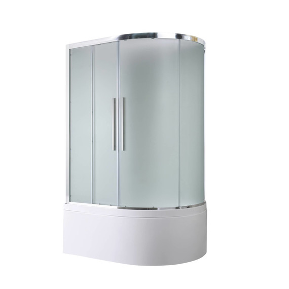 Душевая кабина Avacan 120x80 см EM5812LN, хром/матовое (безсиликоновая сборка) - фото 3