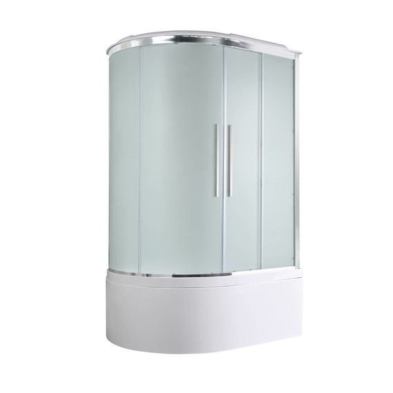 Гидробокс Avacan 120x80 см EM5812RLED, хром/матовое (безсиликоновая сборка) - фото 3