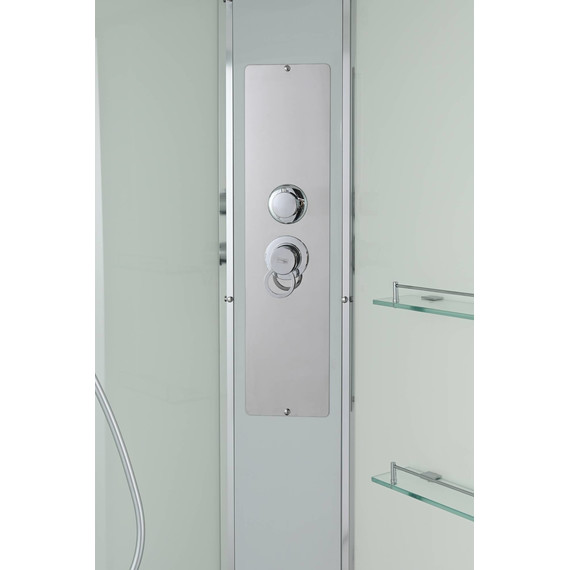 Душевая кабина Avacan 120x80 см EM5812RNT, хром/прозрачное (безсиликоновая сборка) - фото 7