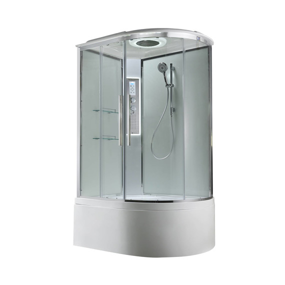 Гидробокс Avacan 120x90 см EM5912LLEDT, хром/прозрачное (безсиликоновая сборка) - фото 3