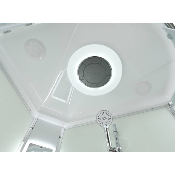 Гидробокс Avacan 120x90 см EM5912LLEDT, хром/прозрачное (безсиликоновая сборка) - фото 9