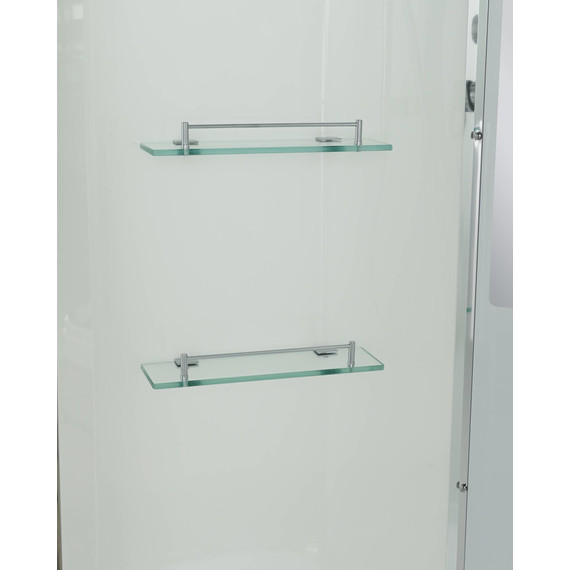 Душевая кабина Avacan 120x90 см EM5912LNT, хром/прозрачное (безсиликоновая сборка) - фото 9