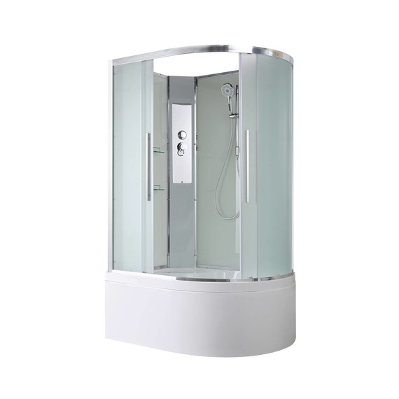 Душевая кабина Avacan 120x90 см EM5912LN, хром/матовое (безсиликоновая сборка) - фото 