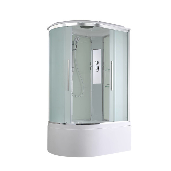 Душевая кабина Avacan 120x90 см EM5912R, хром/матовое (безсиликоновая сборка) - фото 