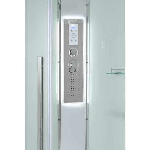 Гидробокс Avacan 110x90 см KD2911LED, хром/матовое (безсиликоновая сборка) - фото 12