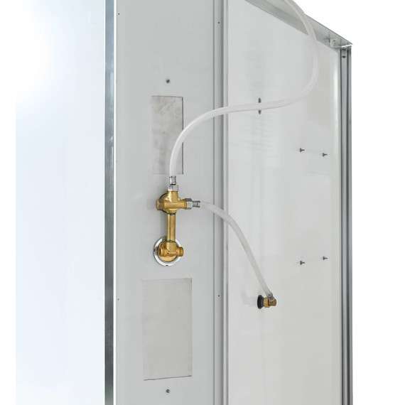 Душевая кабина Avacan 120x80 см A2812R, хром/прозрачное (безсиликоновая сборка) - фото 14