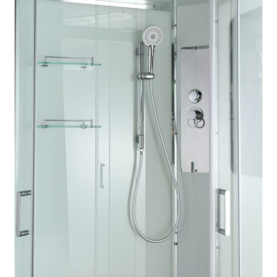 Душевая кабина Avacan 120x80 см A2812R, хром/прозрачное (безсиликоновая сборка) - фото 13