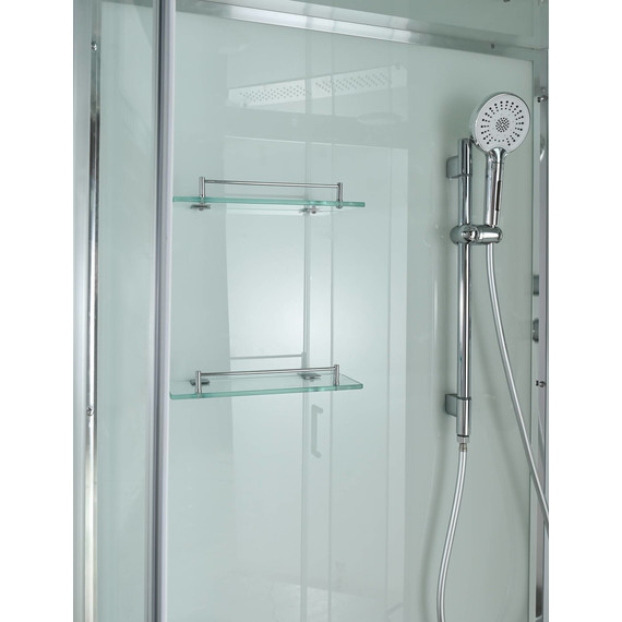 Душевая кабина Avacan 120x80 см A2812R, хром/прозрачное (безсиликоновая сборка) - фото 7