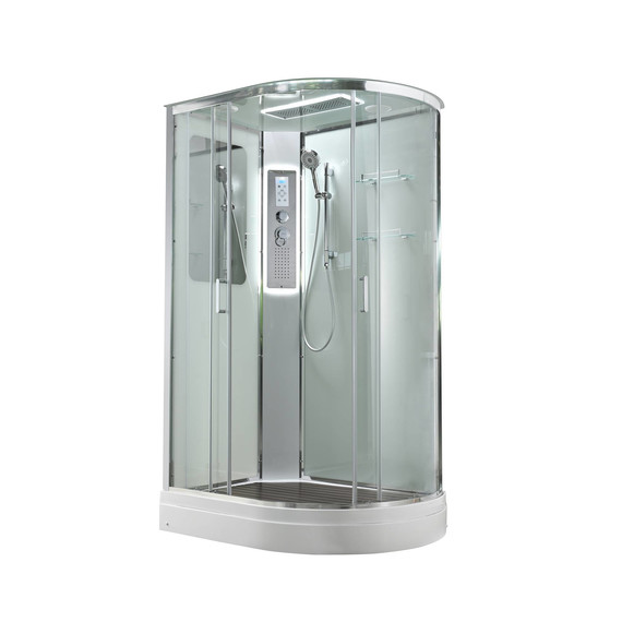 Гидробокс Avacan 120x90 см A2912LLED, хром/прозрачное (безсиликоновая сборка) - фото 3