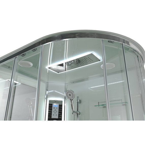 Гидробокс Avacan 120x90 см A2912LLED, хром/прозрачное (безсиликоновая сборка) - фото 19