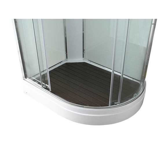 Гидробокс Avacan 120x90 см A2912LLED, хром/прозрачное (безсиликоновая сборка) - фото 14