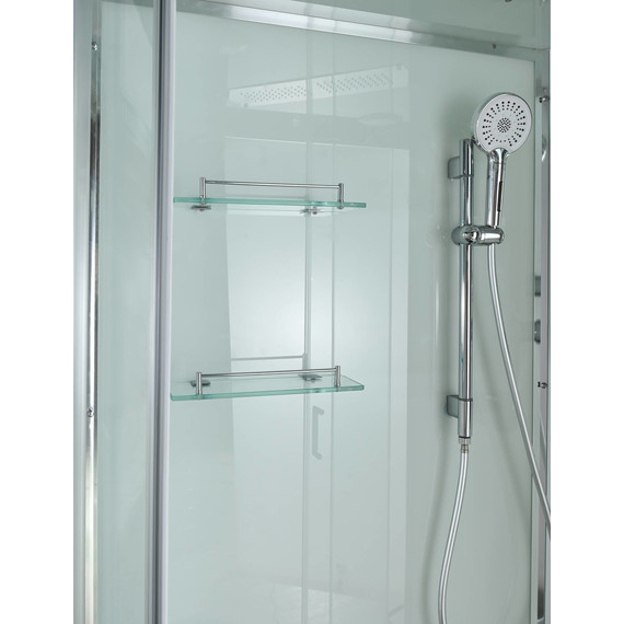 Гидробокс Avacan 120x90 см A2912RLED, хром/прозрачное (безсиликоновая сборка) - фото 14