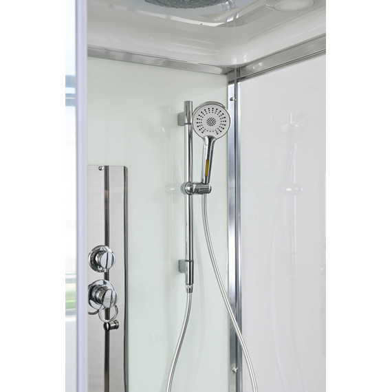 Душевая кабина Avacan 100x100 см V2010, хром/прозрачное (безсиликоновая сборка) - фото 14