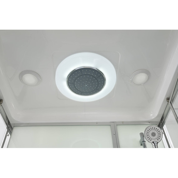 Гидробокс Avacan 110x90 см V2011LED, хром/прозрачное (безсиликоновая сборка) - фото 14