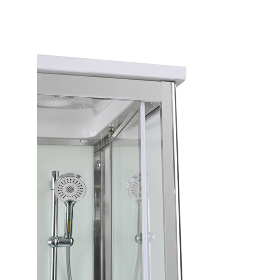 Гидробокс Avacan 120x90 см V2012LED, хром/прозрачное (безсиликоновая сборка) - фото 8