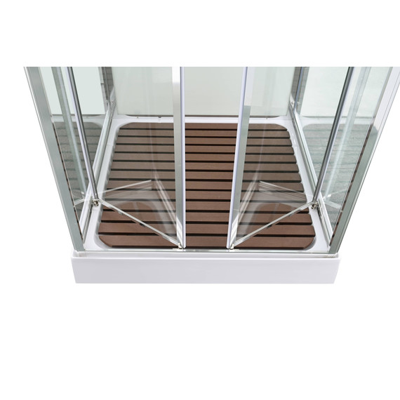 Душевая кабина Avacan 80x80 см V2080N, хром/прозрачное (безсиликоновая сборка) - фото 10