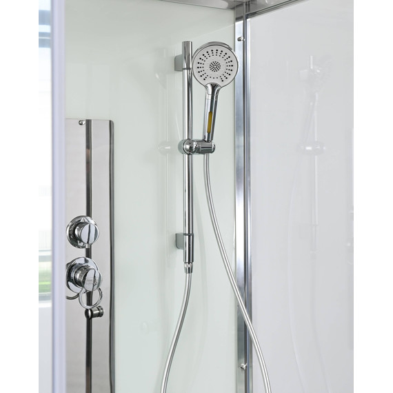 Душевая кабина Avacan 90x90 см V2090N, хром/прозрачное (безсиликоновая сборка) - фото 12