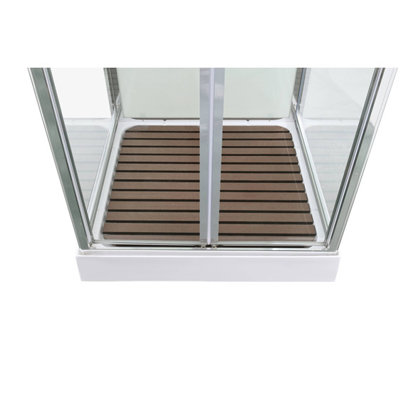 Душевая кабина Avacan 90x90 см V2090N, хром/прозрачное (безсиликоновая сборка) - фото 9