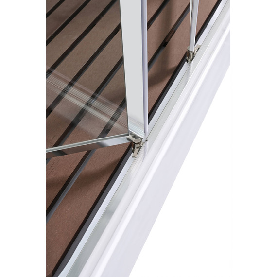 Душевая кабина Avacan 100x80 см V2810N, хром/прозрачное (безсиликоновая сборка) - фото 13