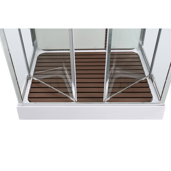 Душевая кабина Avacan 100x80 см V2810N, хром/прозрачное (безсиликоновая сборка) - фото 10