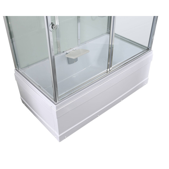 Душевая кабина Avacan 150x85 см V5015, хром/прозрачное (безсиликоновая сборка) - фото 8