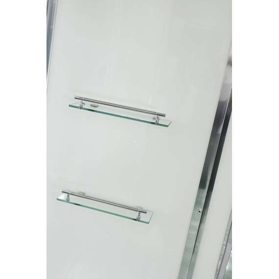 Гидробокс Avacan 160x85 см V5016LED, хром/прозрачное (безсиликоновая сборка) - фото 15