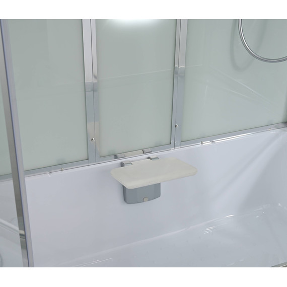 Гидробокс Avacan 160x85 см V5016LED, хром/прозрачное (безсиликоновая сборка) - фото 19