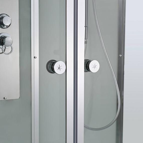 Душевая кабина Avacan 160x85 см V5016, хром/прозрачное (безсиликоновая сборка) - фото 10