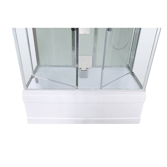 Душевая кабина Avacan 170x90 см V5017, хром/прозрачное (безсиликоновая сборка) - фото 19