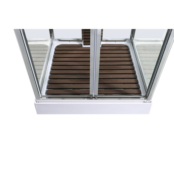 Гидробокс Avacan 100x100 см Z1910LED, хром/прозрачное (безсиликоновая сборка) - фото 14