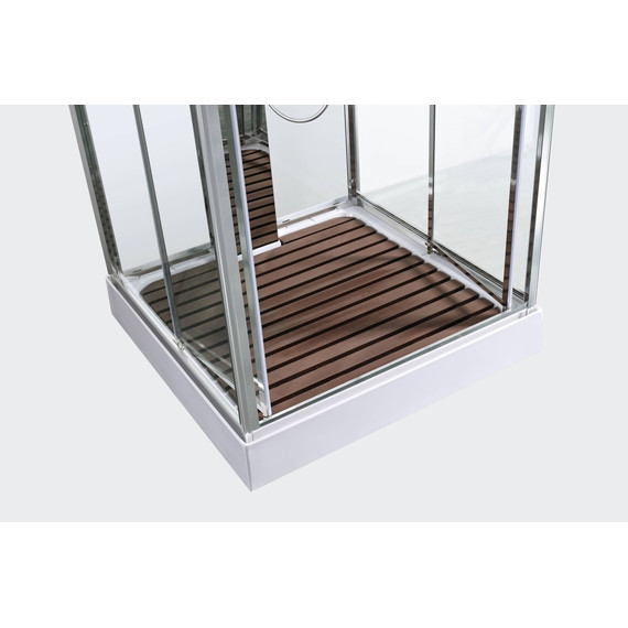 Душевая кабина Avacan 100x100 см Z1910, хром/прозрачное (безсиликоновая сборка) - фото 15