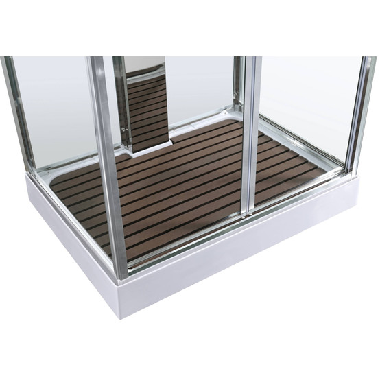 Гидробокс Avacan 110x90 см Z1911LED, хром/прозрачное (безсиликоновая сборка) - фото 12