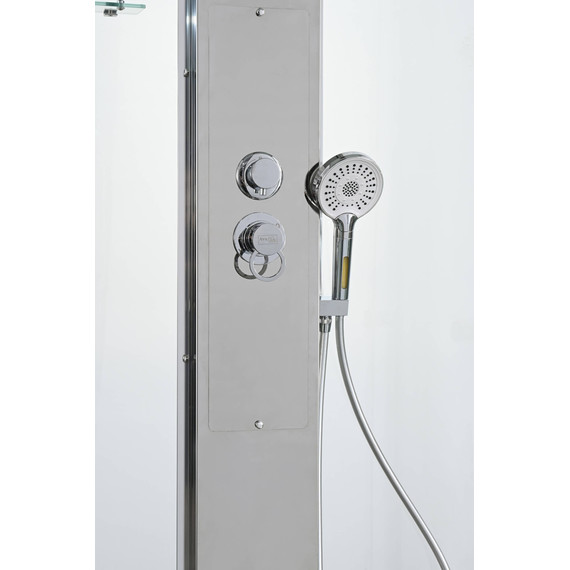 Душевая кабина Avacan 120x90 см Z1912, хром/прозрачное (безсиликоновая сборка) - фото 16