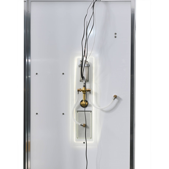 Гидробокс Avacan 110x90 см Z2911LED, хром/прозрачное (безсиликоновая сборка) - фото 13