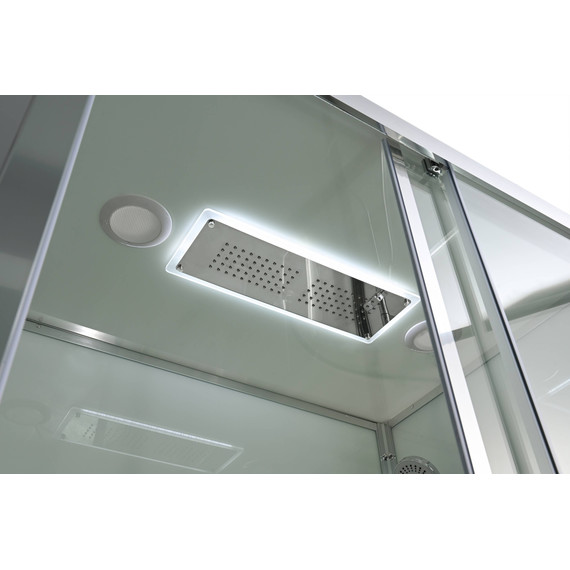 Гидробокс Avacan 120x90 см Z2912LED, хром/прозрачное (безсиликоновая сборка) - фото 10